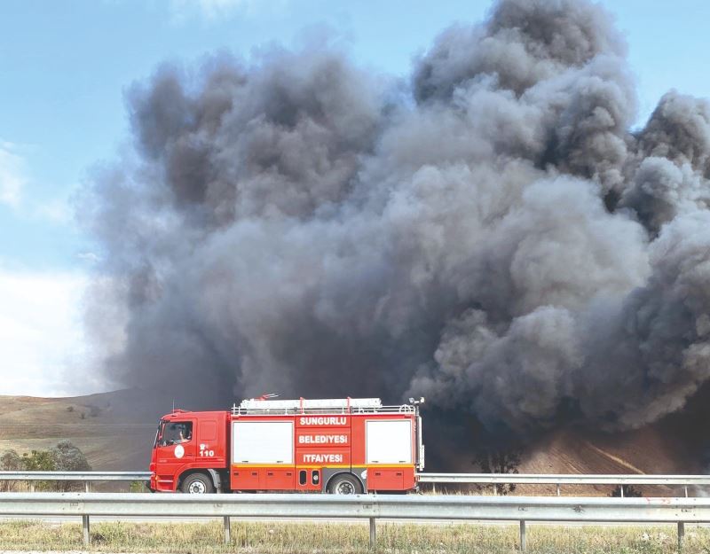 Sungurlu itfaiyesi 286 yangına müdahale etti
