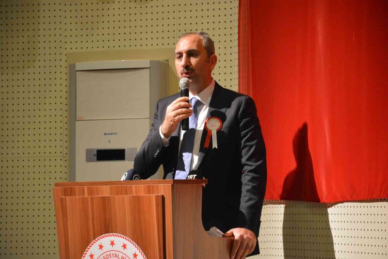 Adalet Bakanı Gül: “Sosyal devlet anlamında Türkiye çok önemli adımlar attı