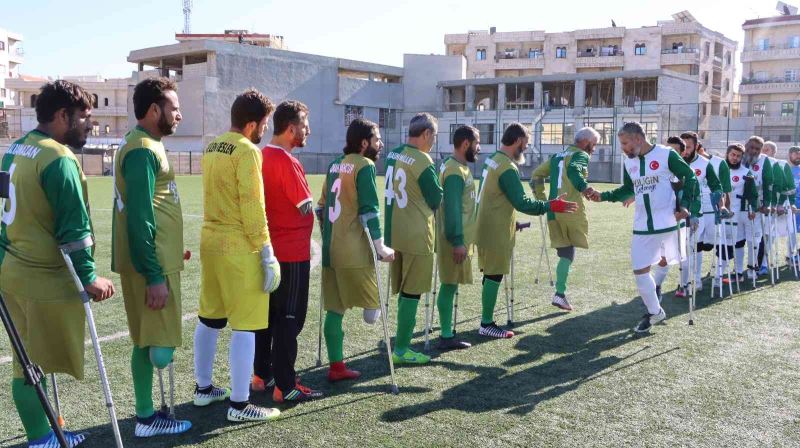 Afrin’de ampute futbol maçı düzenlendi
