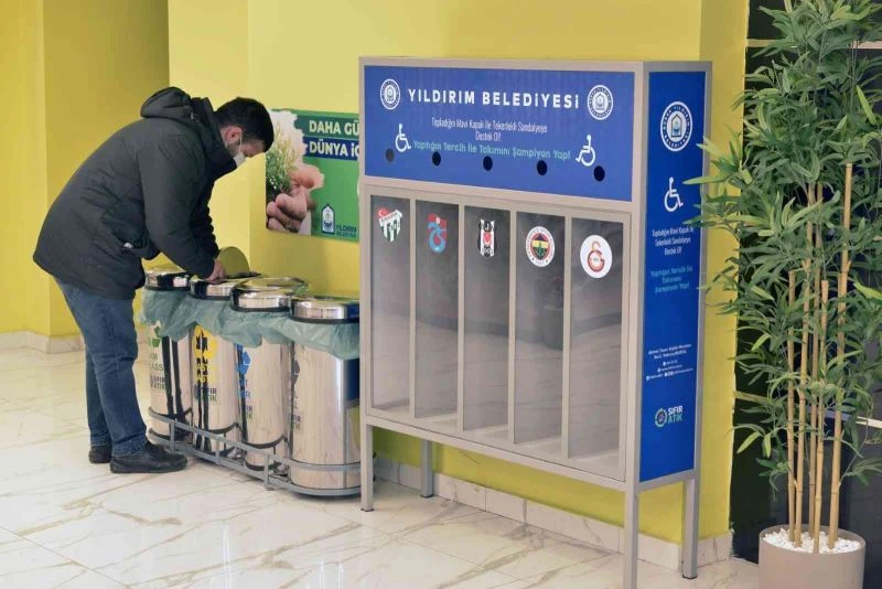 Yıldırım’da mavi kapaklar tekerlekli sandalyeye dönüşüyor
