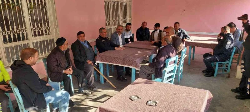 Emniyet Müdürü Ebubekir Fil, vatandaşlarla bir araya geldi
