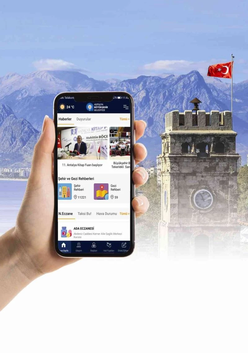 Vatandaşın hayatını kolaylaştıran uygulama; ‘Antalya Mobil’
