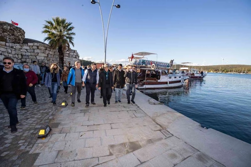 Sığacık sahili yepyeni bir görünüme kavuştu
