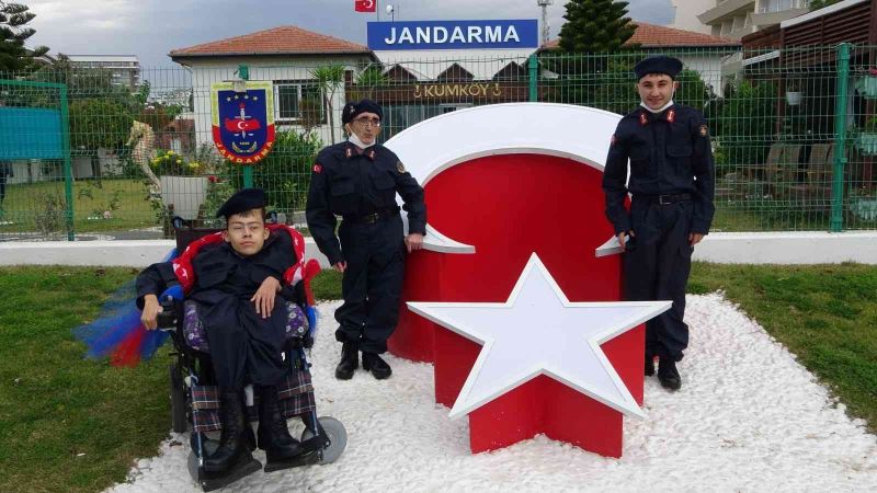 Engelli baba-oğulun askerlik özlemi sona erdi
