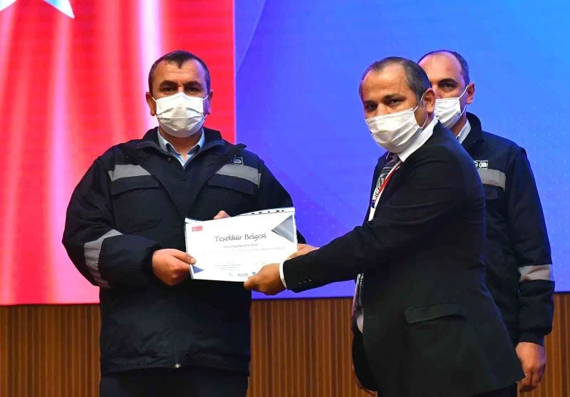 Engelli Hakları Federasyonu’ndan EGO şoförlerine teşekkür belgesi
