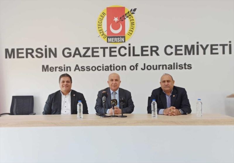 Mersin İl Emniyet Müdürü Aslan, Mersin Gazeteciler Cemiyetini ziyaret etti