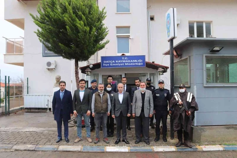 Muğla Emniyet Müdürü Dilberoğlu, Datçalı muhtarlar ile görüştü
