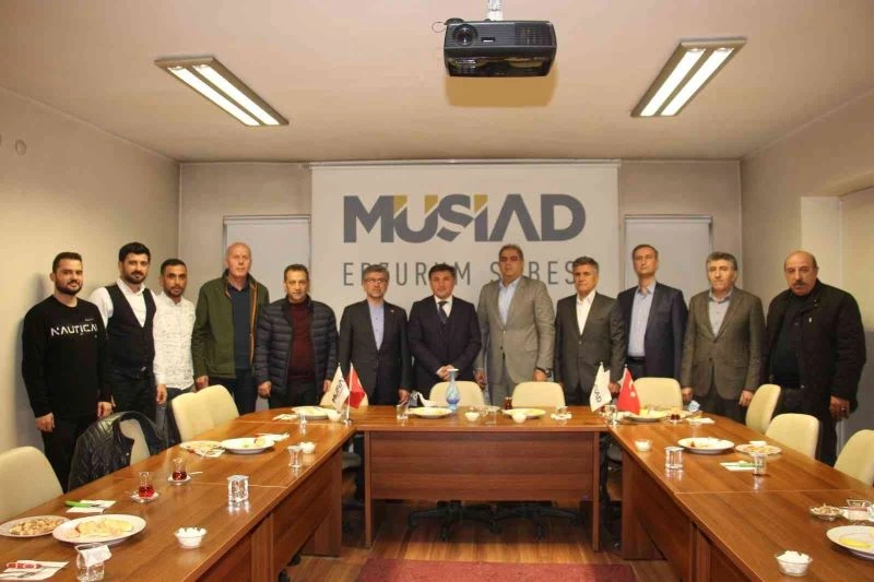 İran heyeti Erzurum’da işadamları ile bir araya geldi
