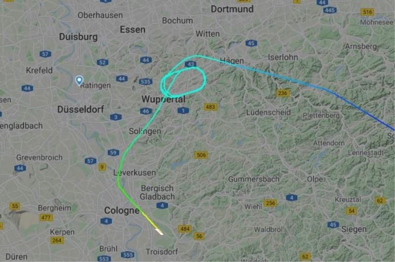 Anadolujet’in Düsseldorf uçağı Köln’e yönlendirildi
