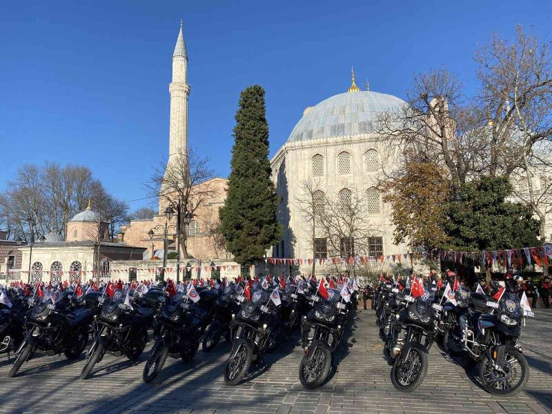 Emniyet Genel Müdürlüğü’ne 215 motosiklet tahsis edildi
