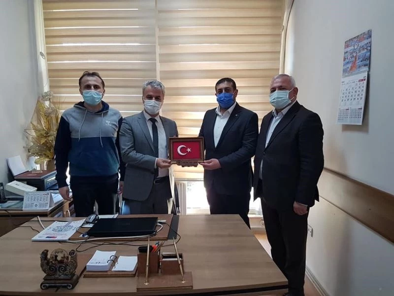 Yeni şube müdürlerine hayırlı olsun ziyareti
