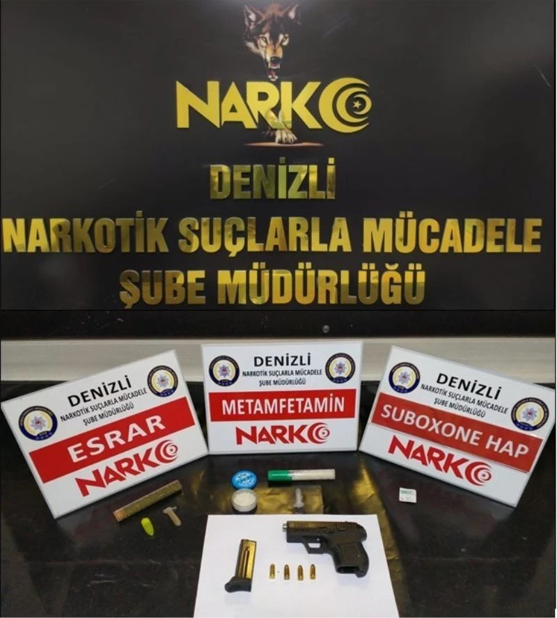 Belindeki kuşağa gizlediği uyuşturucu polisin dikkatinden kaçmadı
