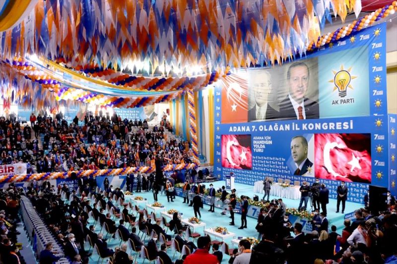 AK Parti Sözcüsü Ömer Çelik, partisinin Adana 7. Olağan İl Kongresi