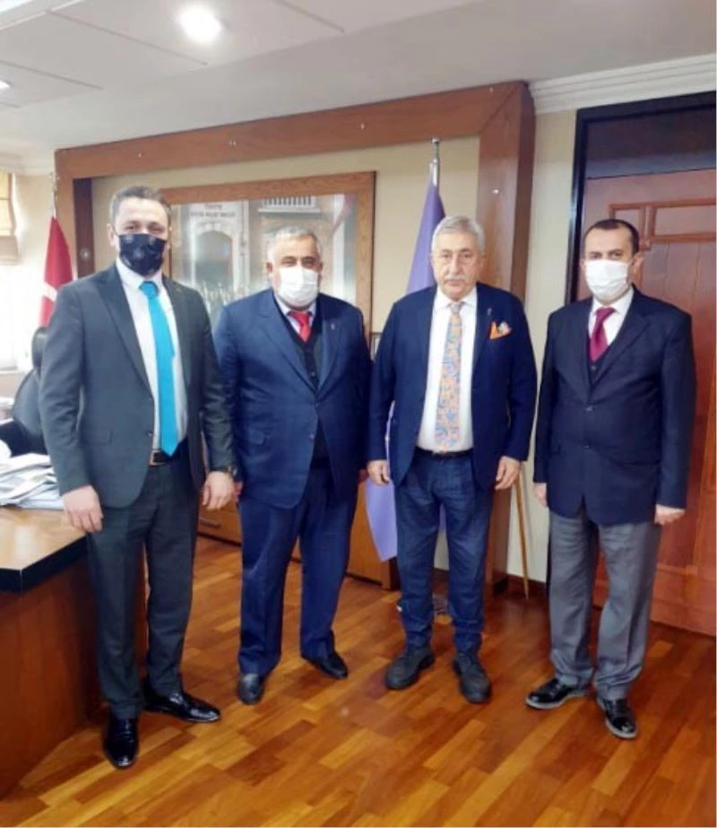 ÇESOB Başkanı Gür TESK Başkanı Bendevi Palandöken’i ziyaret etti
