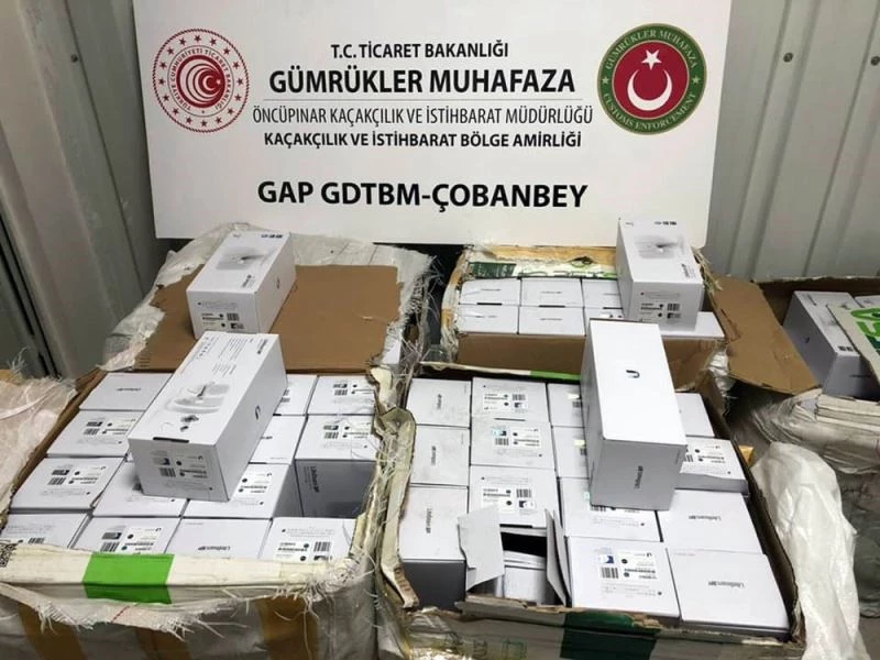 Suriye sınırında uydu radyolink alıcı vericisi ele geçirildi
