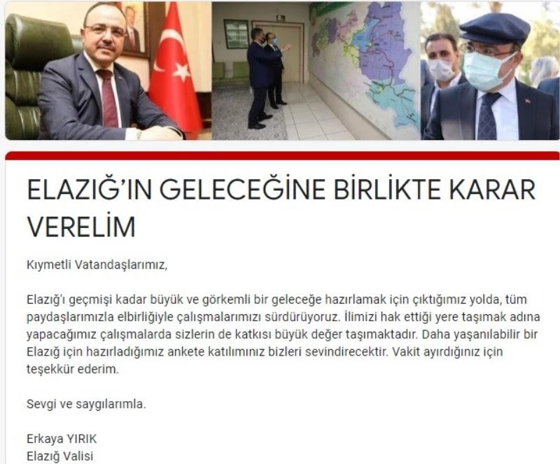 Vali Erkaya Yırık’tan 