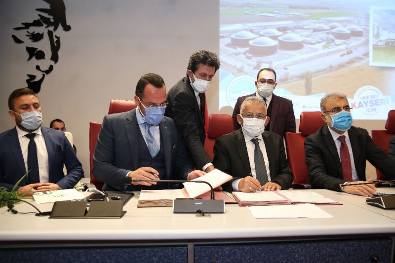 Kayseri’nin en büyük biyogaz santrali için imzalar atıldı
