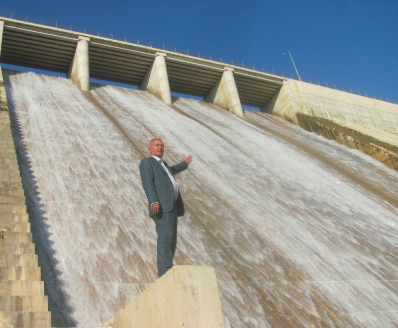 Kuraklık korkusunun yaşandığı ilçede barajlar doldu, taştı
