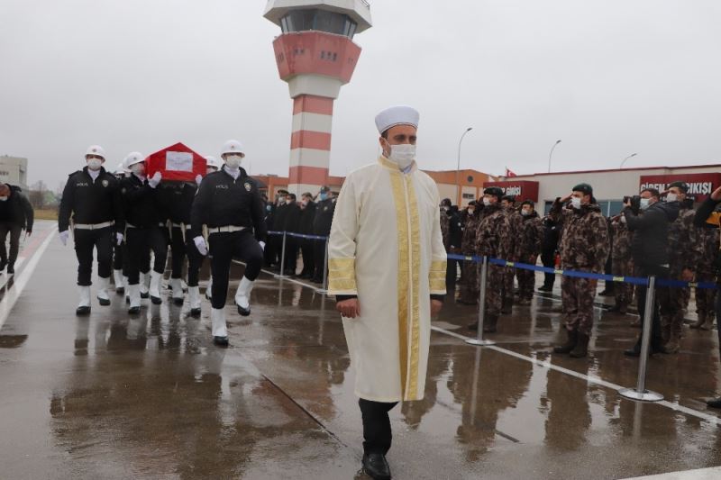 Şehit Muhammet Salih Kanca’nın naaşı Samsun’da
