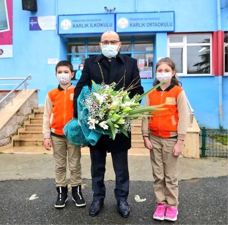 Trabzon’da köy okulu ve ana okullarında yüz yüze eğitime başlanıldı
