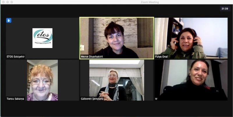 ETOS online ingilizce derslerine başladı
