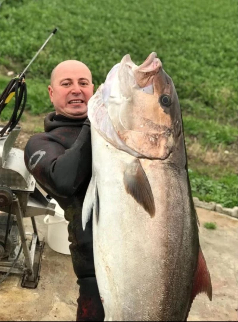 Kar, kış demedi soğuk havada zıpkınla akya avladı
