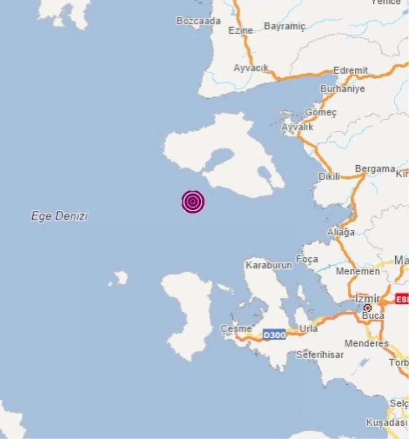 Karaburun’da 4,0 şiddetinde deprem
