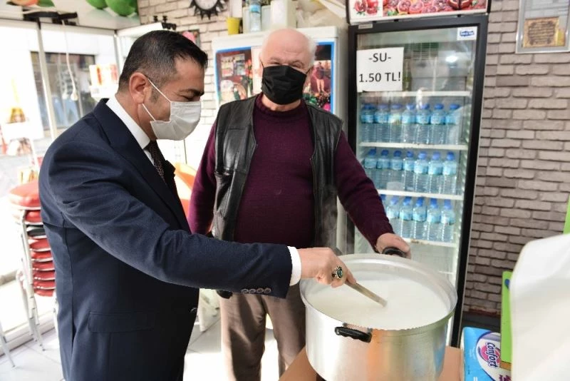 DTO Başkanı Erdoğan, ekibiyle birlikte Acıpayam’a çıkartma yaptı
