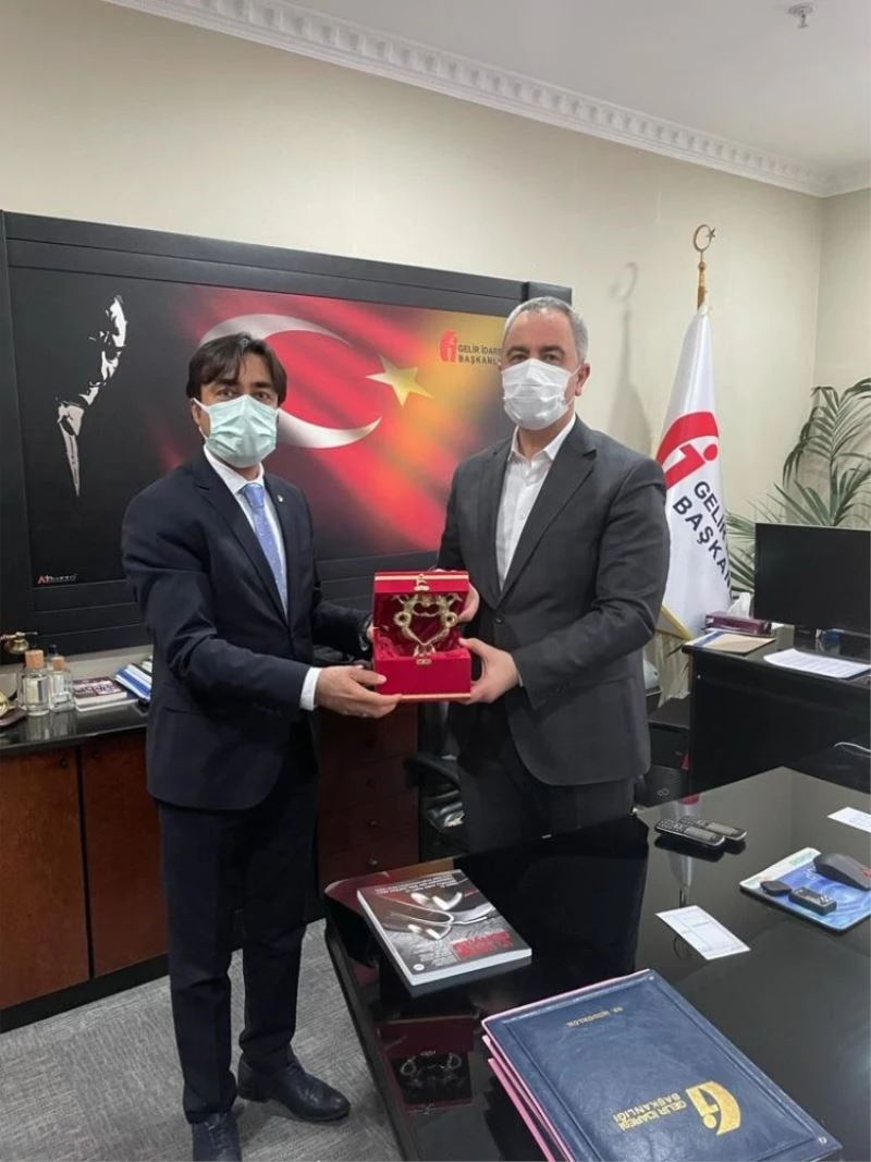 Cizre TSO Başkanı Sevinç, Gelir İdaresi Başkanı Bayrakdar ile görüştü
