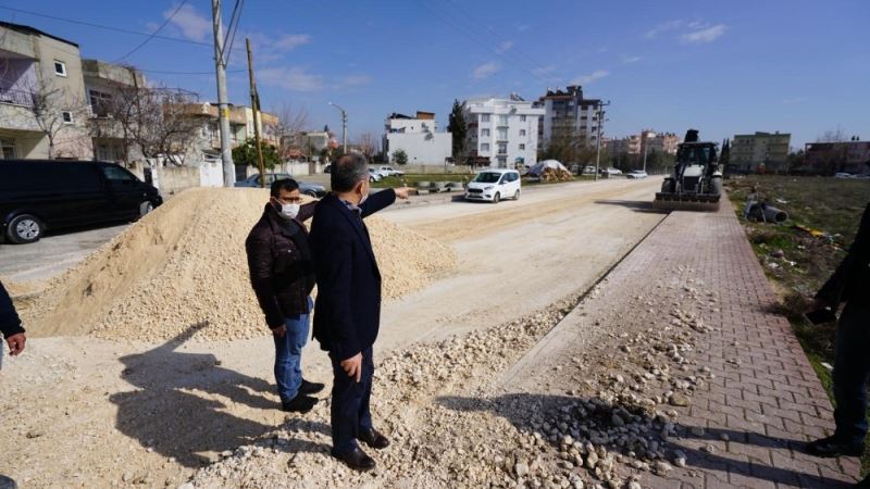 Başkan Kılınç, Dumlupınar Caddesindeki çalışmaları yerinde inceledi
