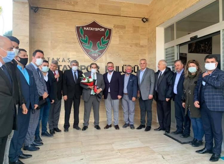 Başkan Parlar,  Hatay Büyükşehir Belediye Başkanı Doç.Dr.Lütfü Savaş’  ı ziyaret etti