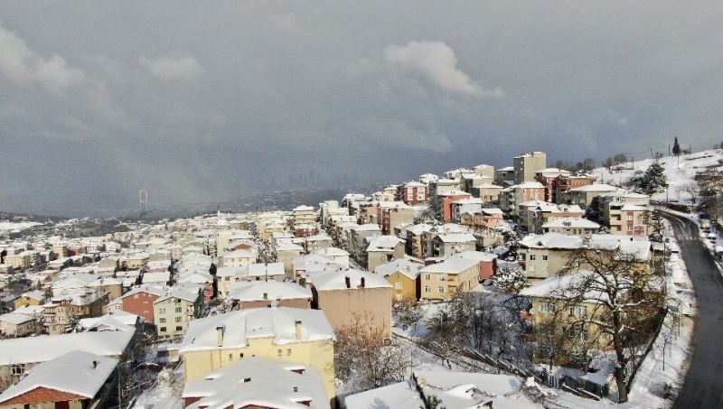 İstanbul’da kar sonrası büyüleyici manzara
