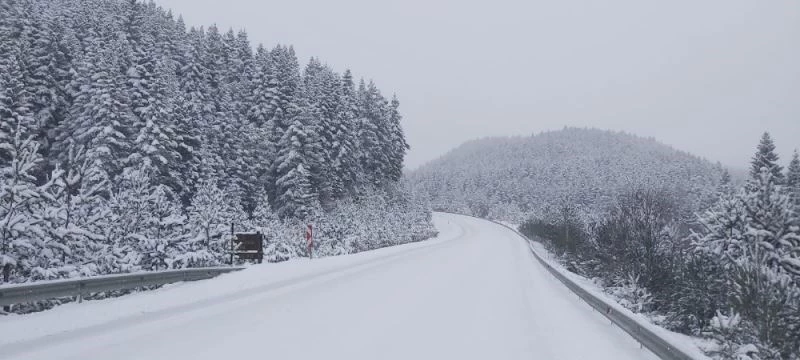 Kastamonu’da kar yağışı ulaşımda aksamalara yol açtı
