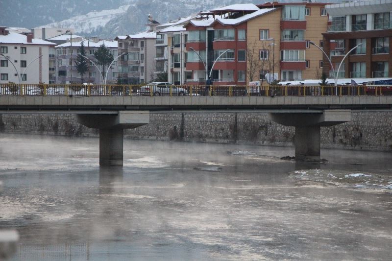 Yeşilırmak buharlaştı
