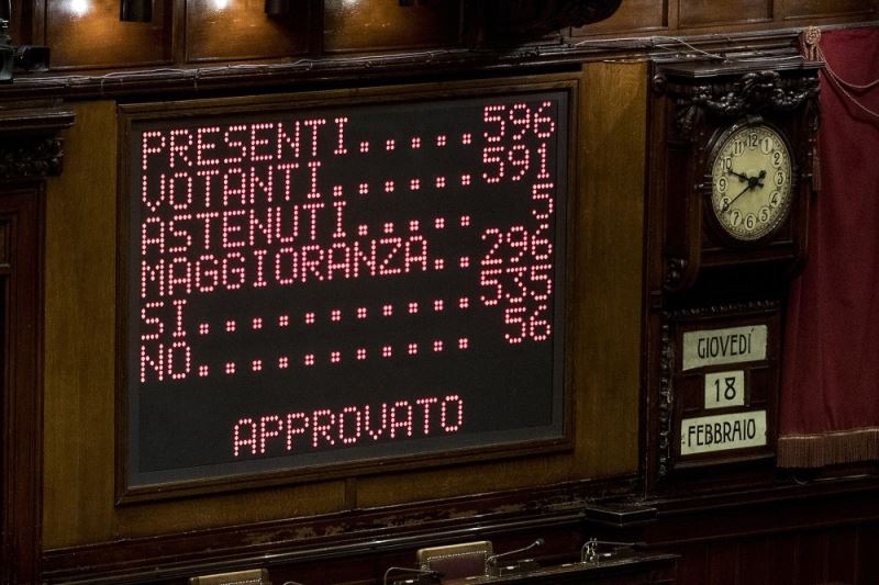 İtalya’da Draghi hükümetine Temsilciler Meclisi’nden güvenoyu
