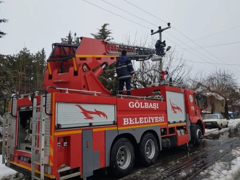 Elektrik arızasında belediye desteği
