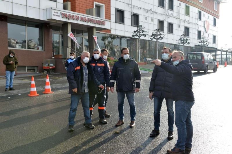 Süleymanpaşa’da yol yapım çalışmaları
