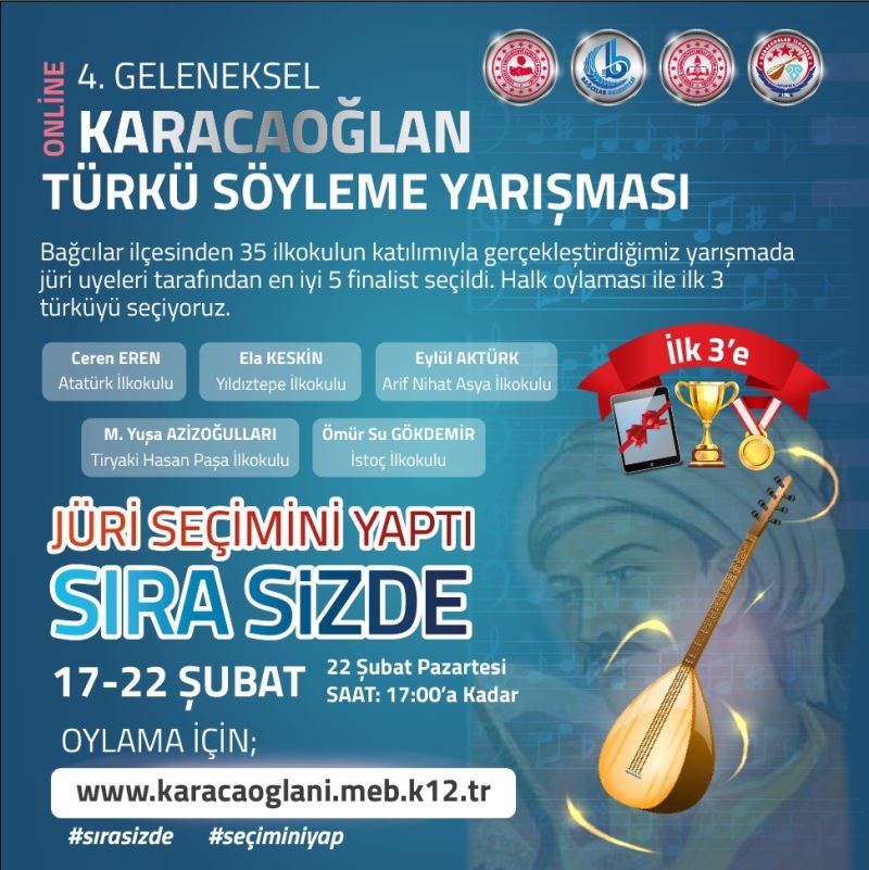 Online Karacaoğlan Türkü Yarışması’na yoğun ilgi
