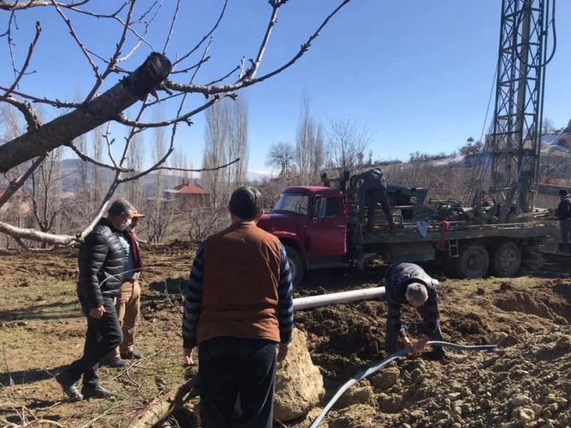 287 nüfuslu köy için su arama çalışmaları başlatıldı
