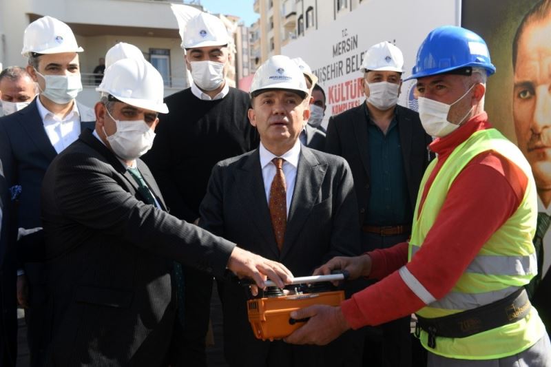 Yenişehir Belediyesi Kültür Kompleksinin temeli atıldı
