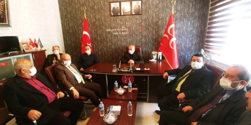 Kadim Aşiretler Federasyonundan MHP’ye ziyaret
