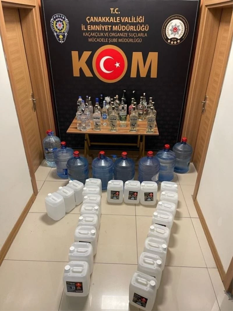 Çanakkale’de sahte içki içen adam komaya girdi
