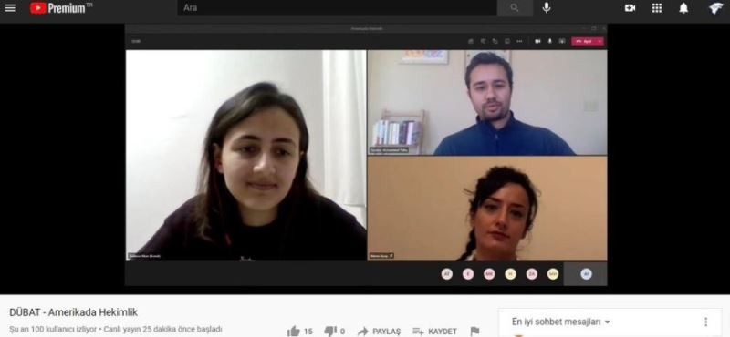 Türk Hekim Amerika deneyimlerini öğrencilerle paylaştı
