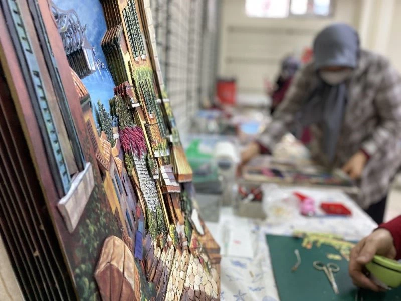 Ev hanımları hünerlerini 3 boyutlu hale getirip kazanıyor
