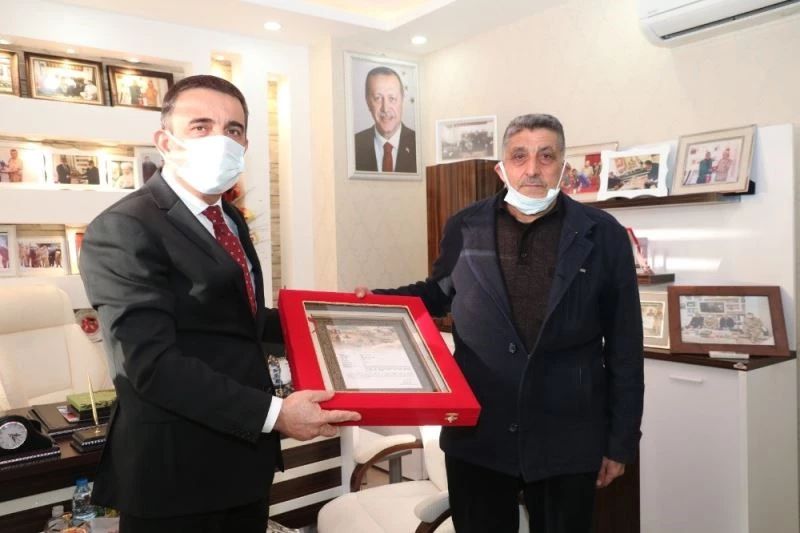 Gara şehidi Süleyman Sungur’un ailesine şehadet belgesi verildi
