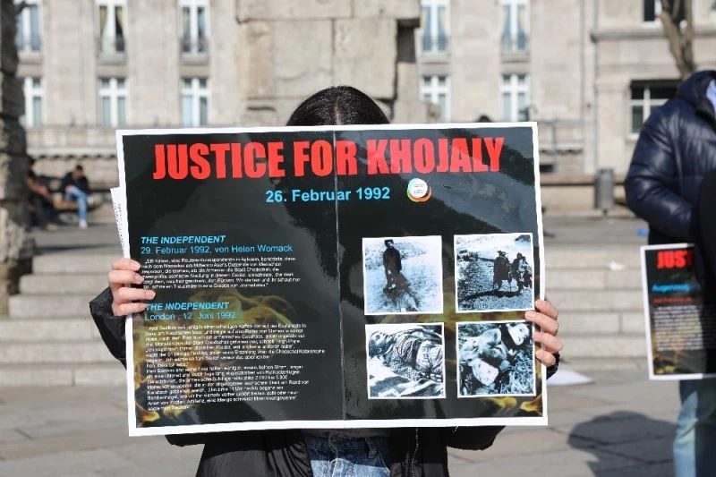 Almanya’da Hocalı Katliamı kurbanları anıldı
