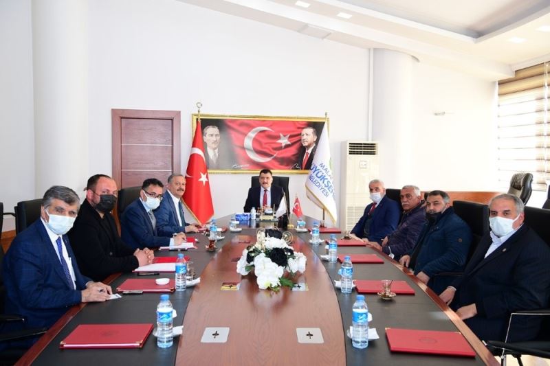 Muhtarlardan Başkan Gürkan’a ziyaret
