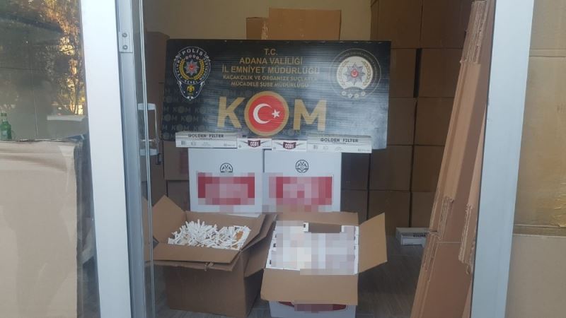 Adana’da kaçakçılık operasyonu

