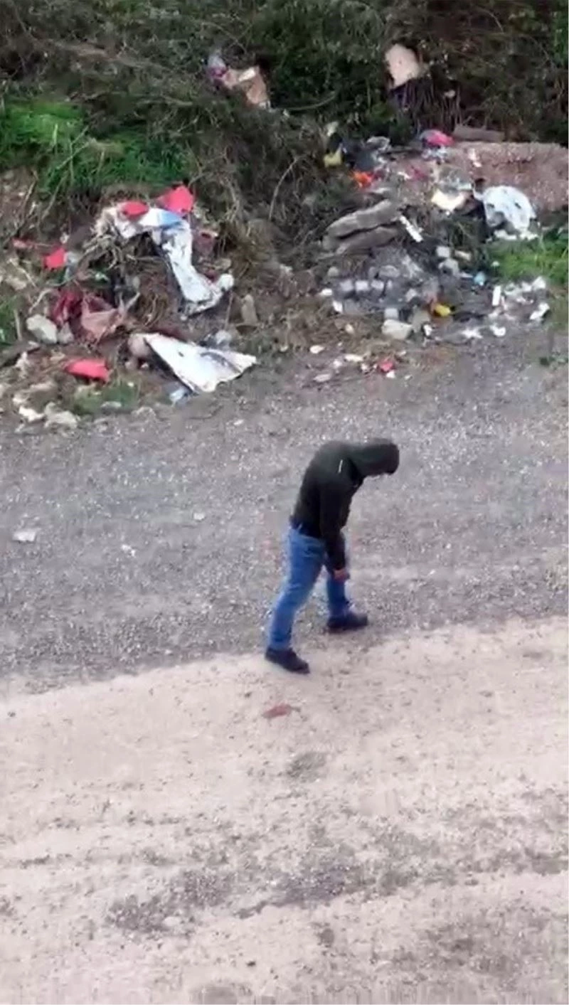 Bali çeken gencin içler acısı hali kameraya yansıdı
