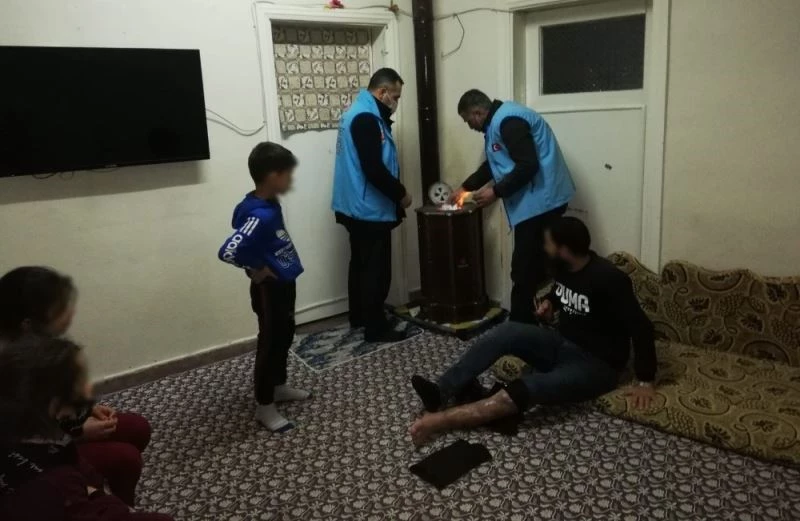 Müftülükten ihtiyaç sahibi engelli ailelere destek
